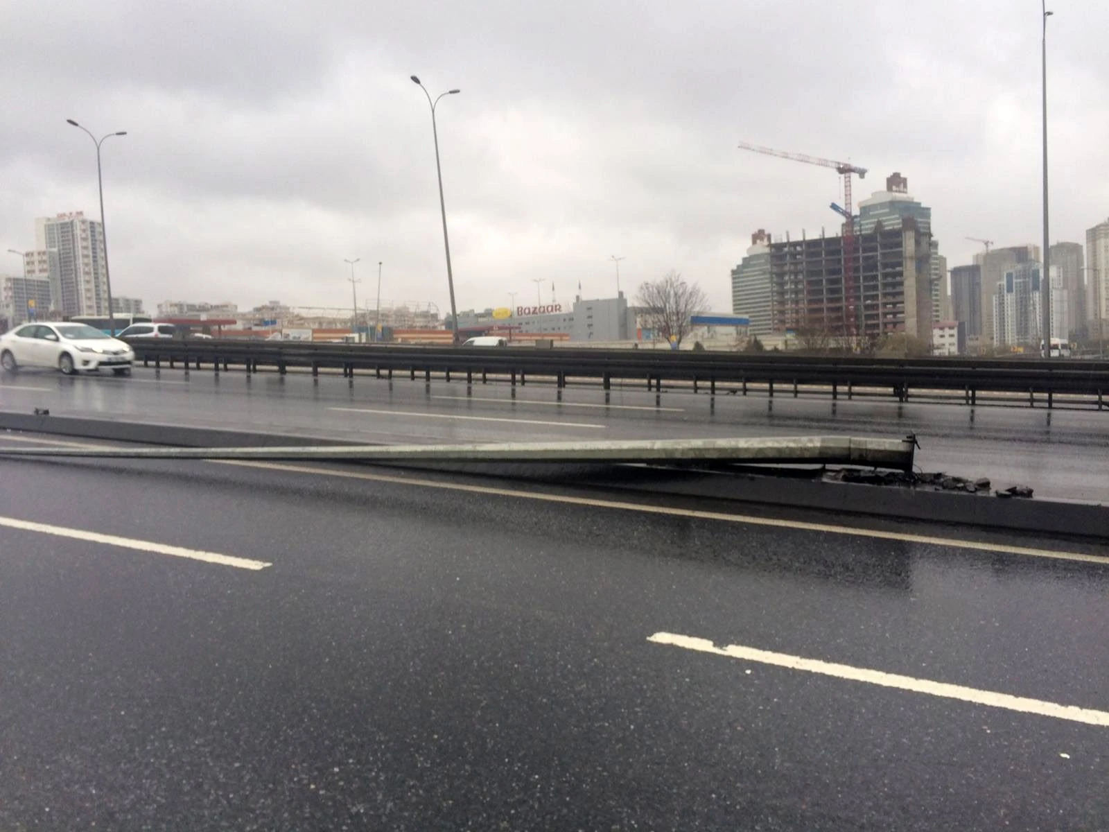 E-5'te şans eseri faciadan dönüldü