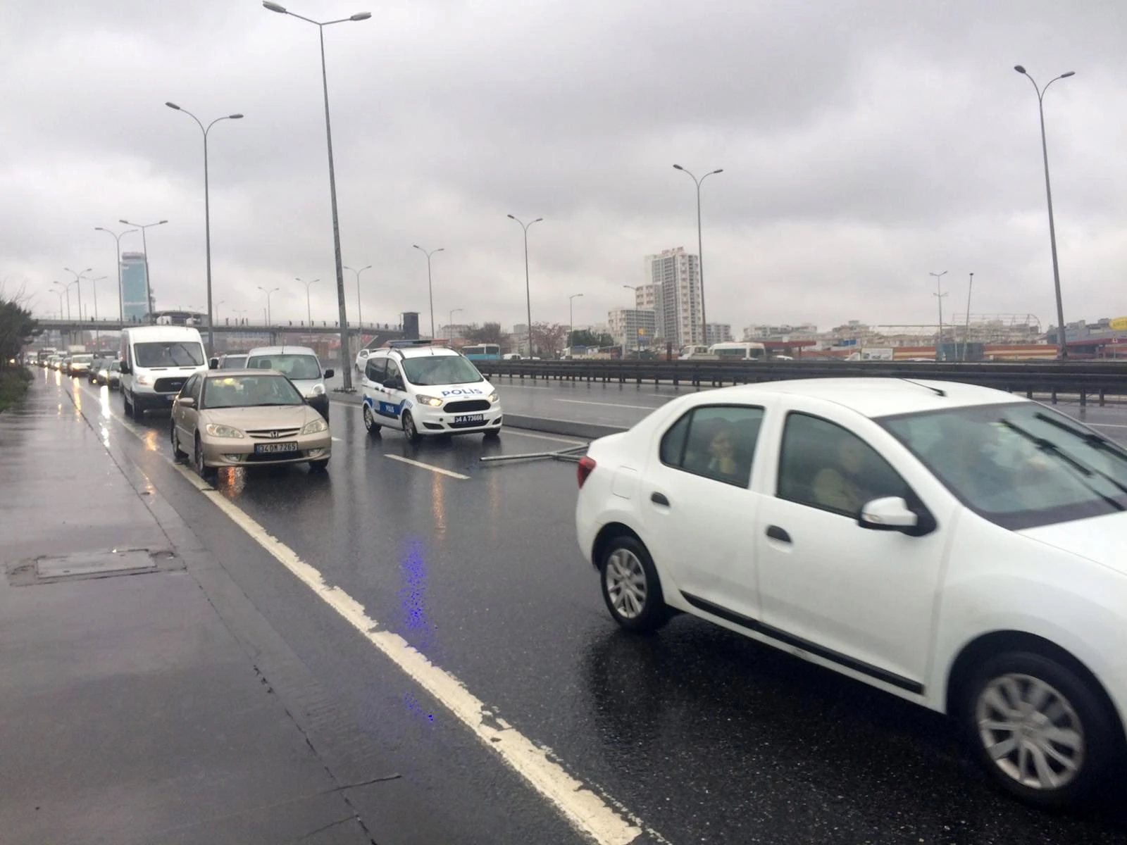 E-5'te şans eseri faciadan dönüldü