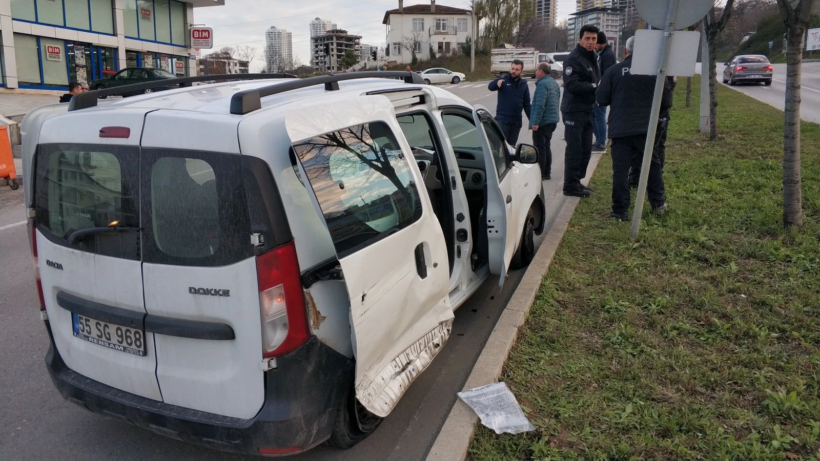 Samsun'da trafik kazası