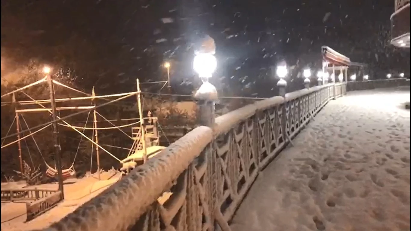 Rize'de kar yağışı