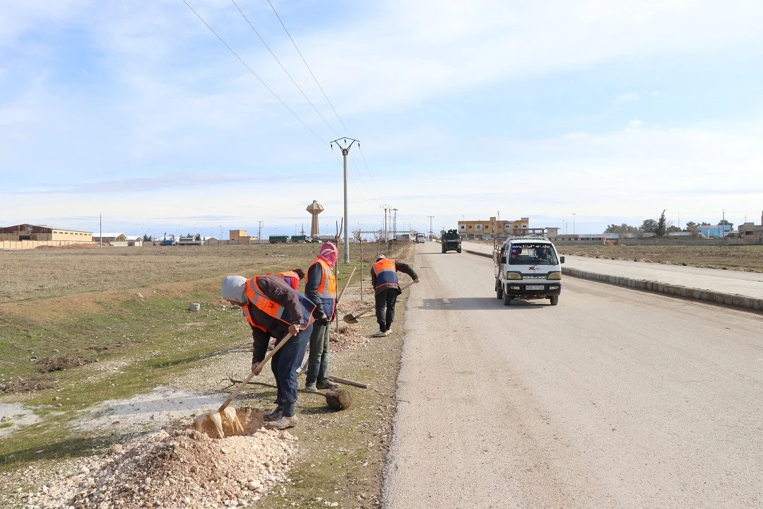 Suriye’nin kuzeyi Barış Pınarı ile yeşilleniyor