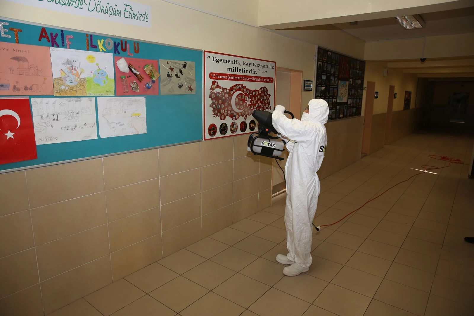 İstanbul’da okullarda virüslere karşı nano savaş