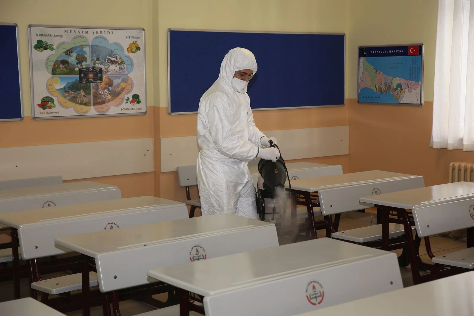 İstanbul’da okullarda virüslere karşı nano savaş