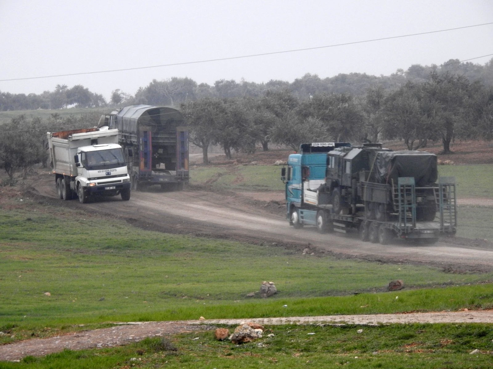 Suriye sınırına roketatar sevkiyatı