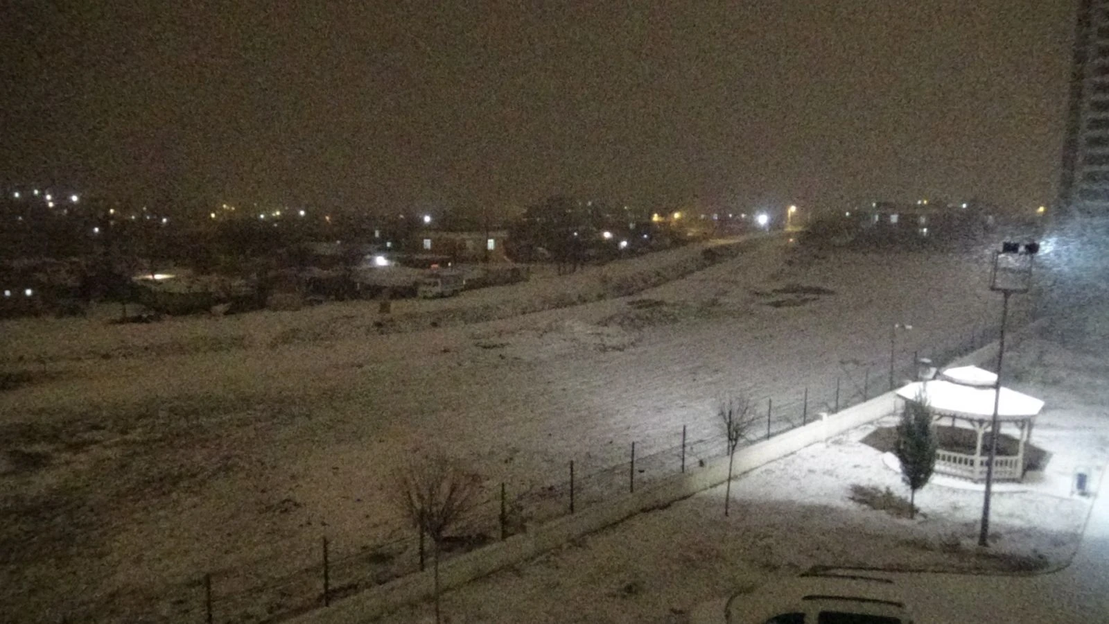 4 yıl sonra kar yağdı