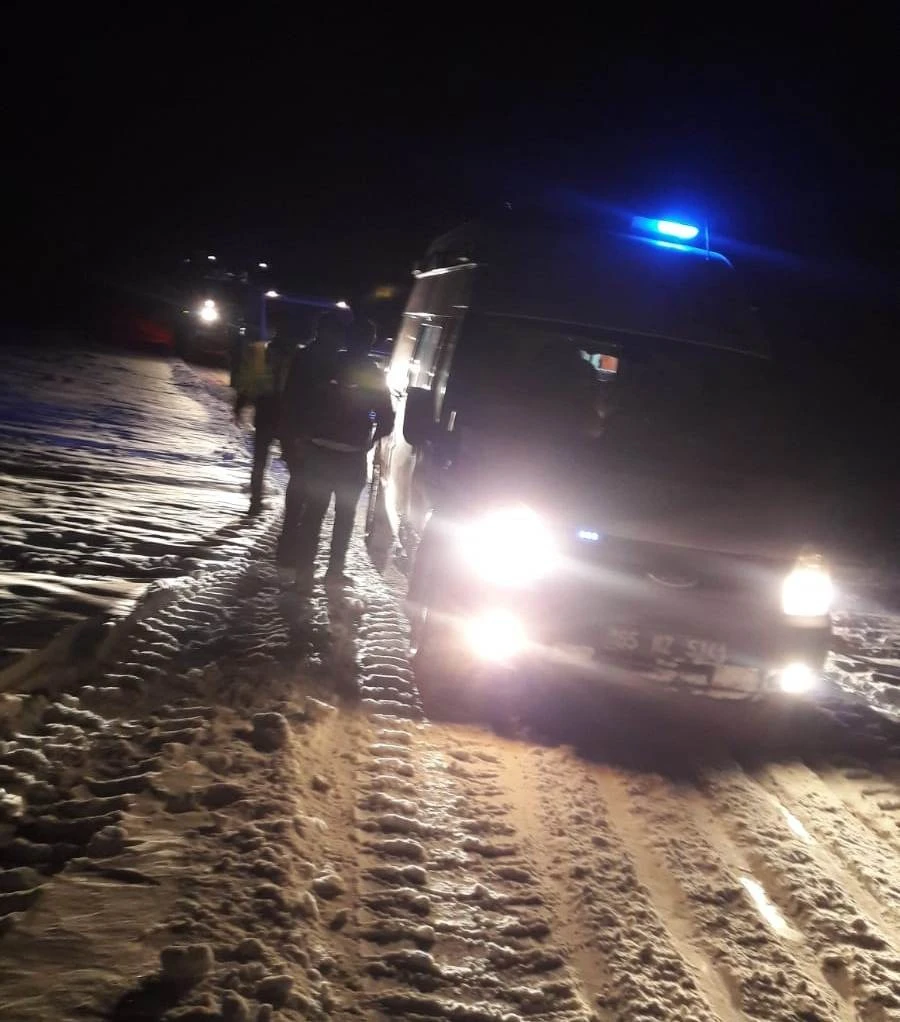 Mezrada hastalanan iki kardeşe güçlükle ulaşıldı