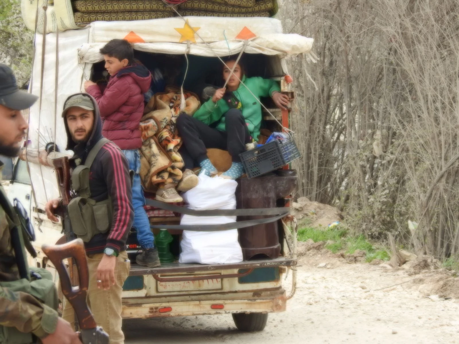 İdlibliler ateşkesin ardından dönüşe geçti