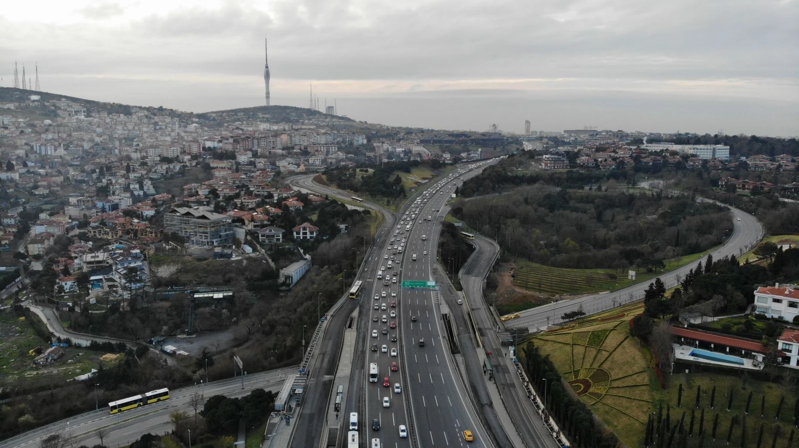İstanbul trafiğine 'koronavirüs' etkisi