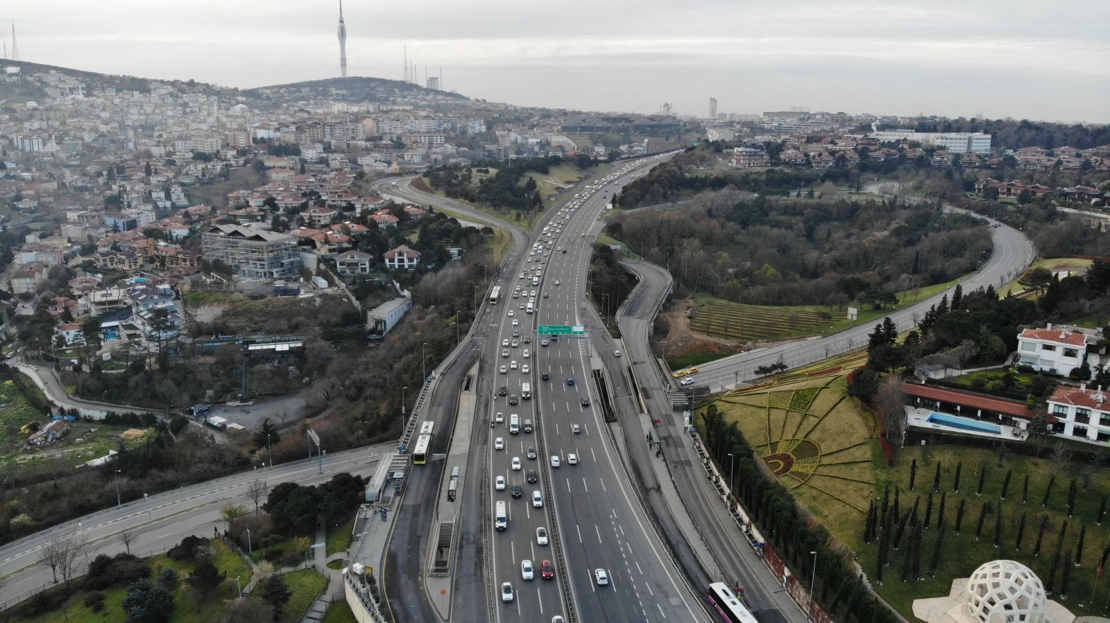 İstanbul trafiğine 'koronavirüs' etkisi