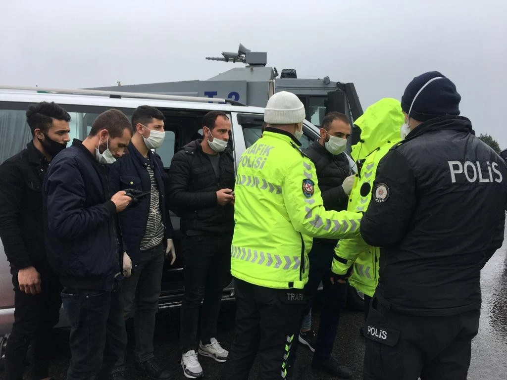 Korona virüs denetimlerinde pes dedirten görüntü