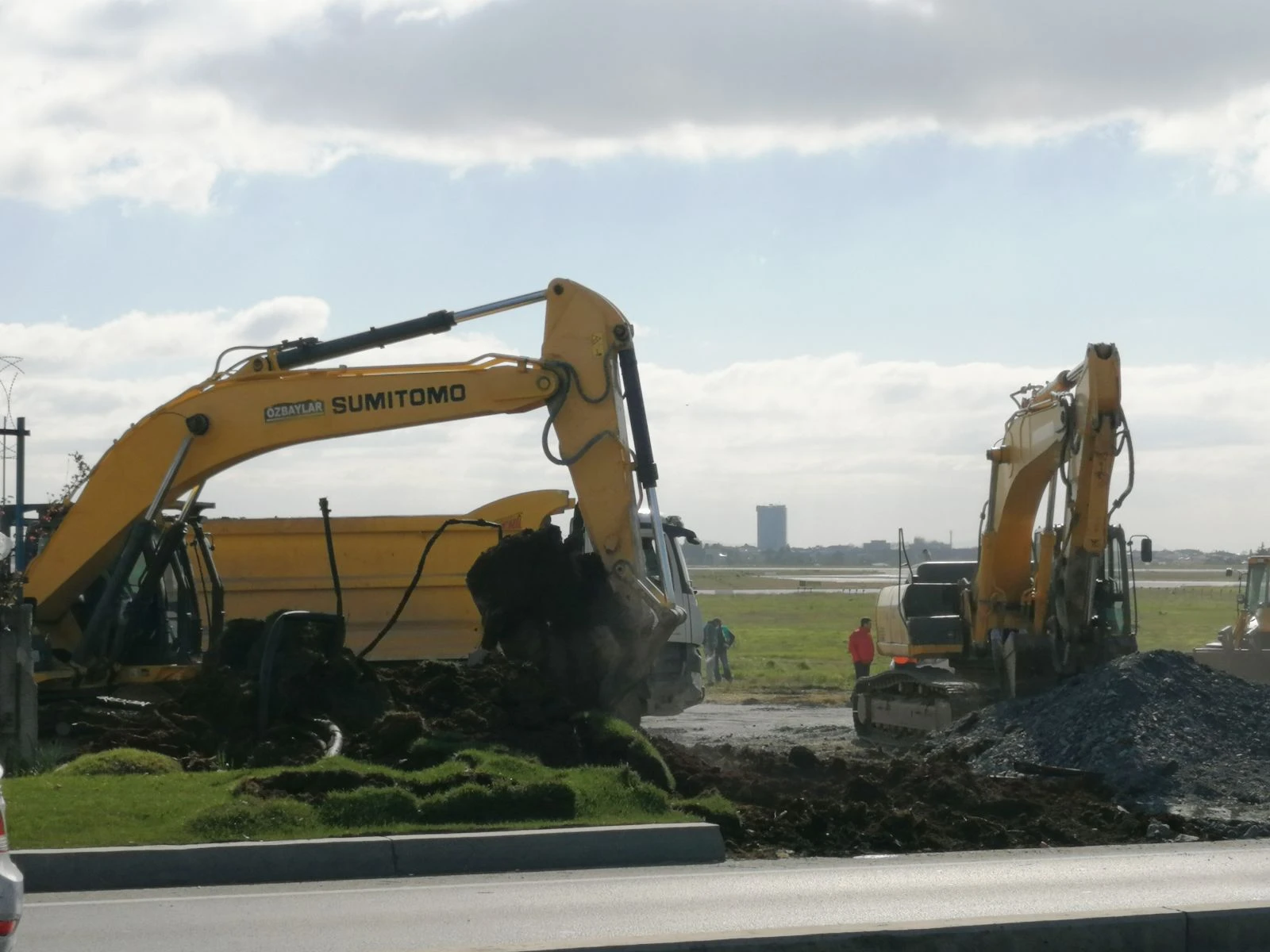 Atatürk Havalimanı’ndaki hastanenin kazı çalışmaları sürüyor