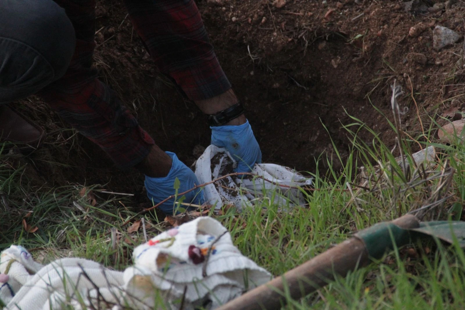 Hemşirenin gömdüğü kedi polisi alarma geçirdi