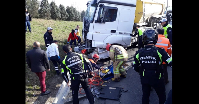 TEM Otoyolu'nda kazada ağır yaralanan polis memuru şehit oldu