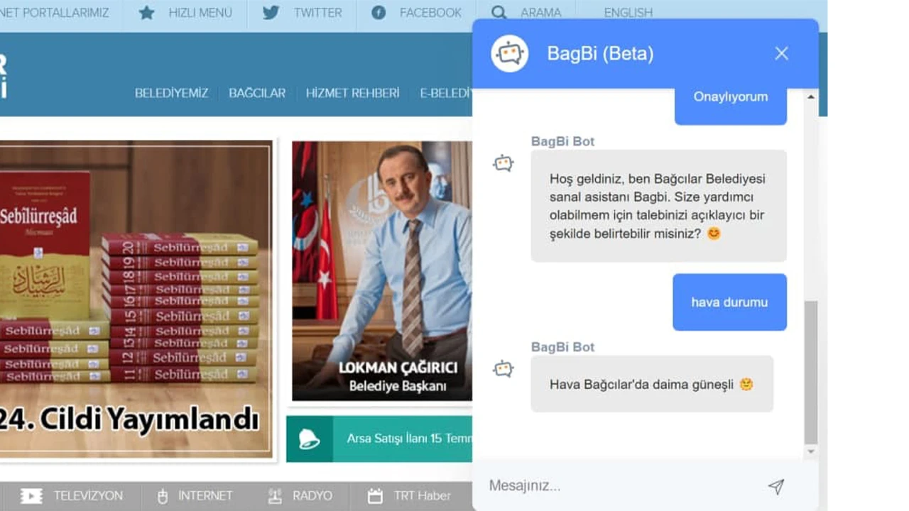 Sanal asistan Bagbi, Bağcılar'da hizmete başladı
