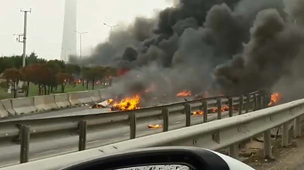 Eczacıbaşı'ndan düşen helikopterle ilgili açıklama