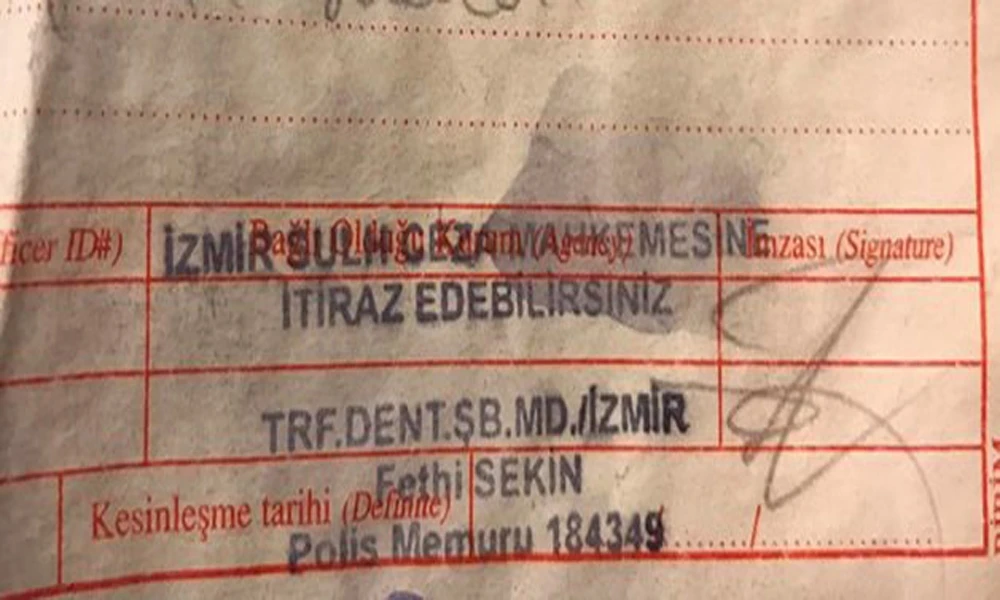 En özel trafik cezası