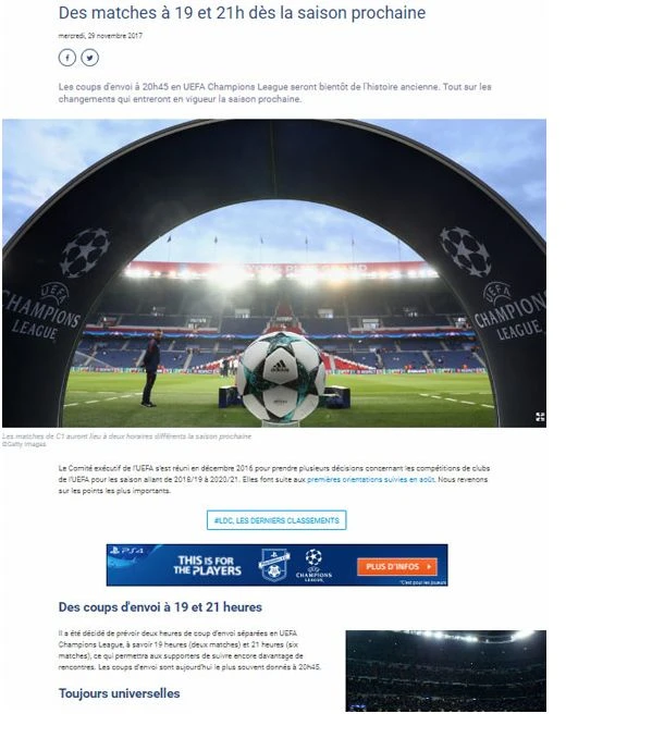 Şampiyonlar Ligi'nde maç saatleri 'resmen' değişti!