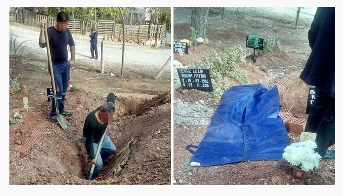 PKK'lı cenazesi 4 gün sonra mezardan çıkarıldı