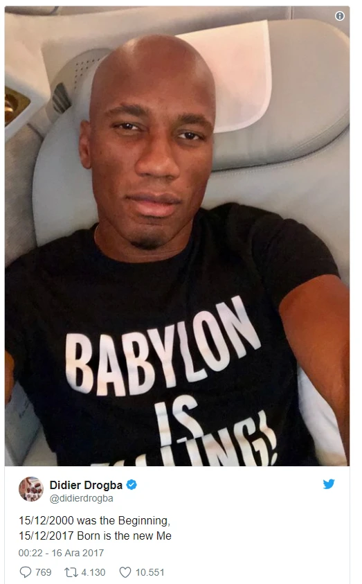 Didier Drogba'nın 2017'deki radikal saç değişimi olay yarattı
