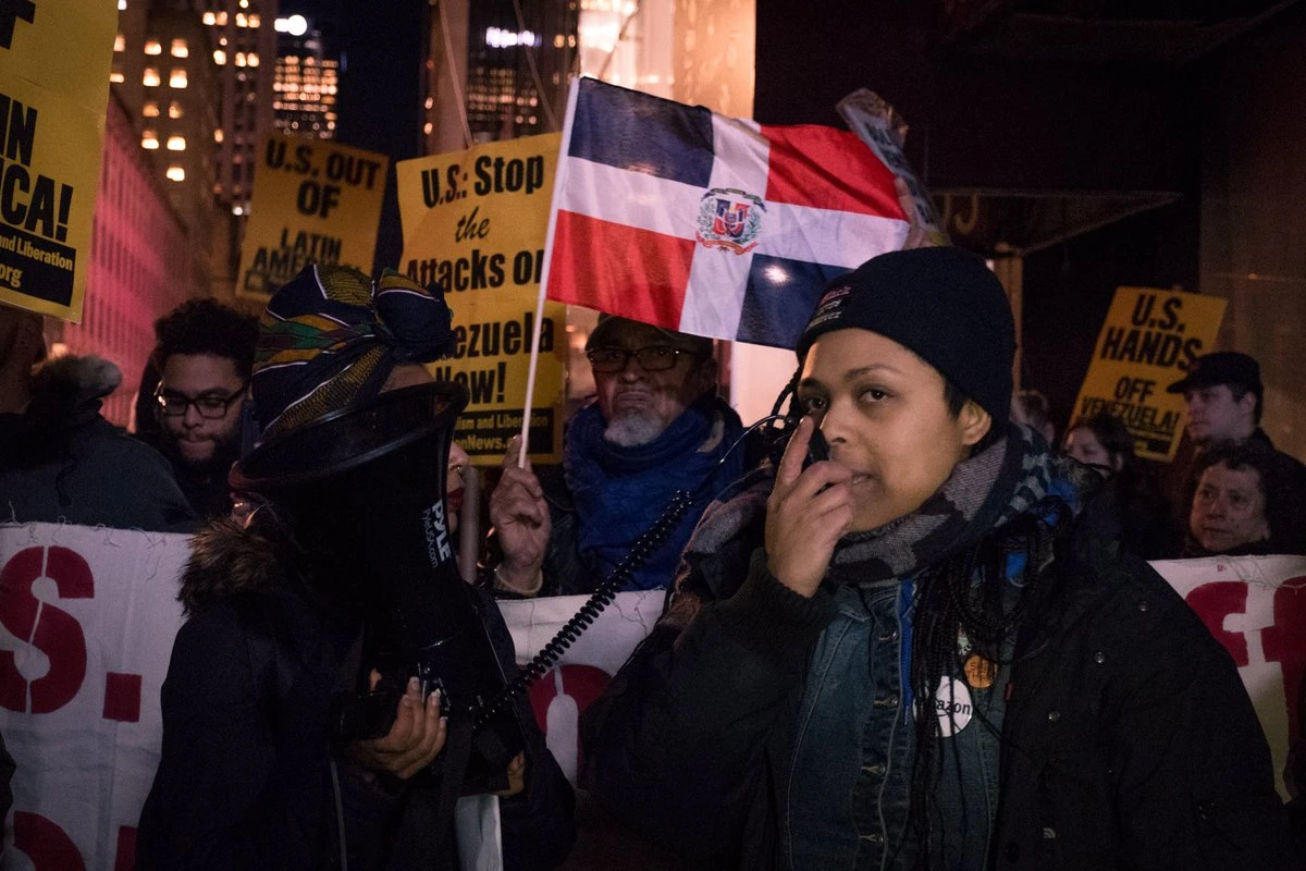 Maduro’yu destekleyenler ABD'de sokağa indi