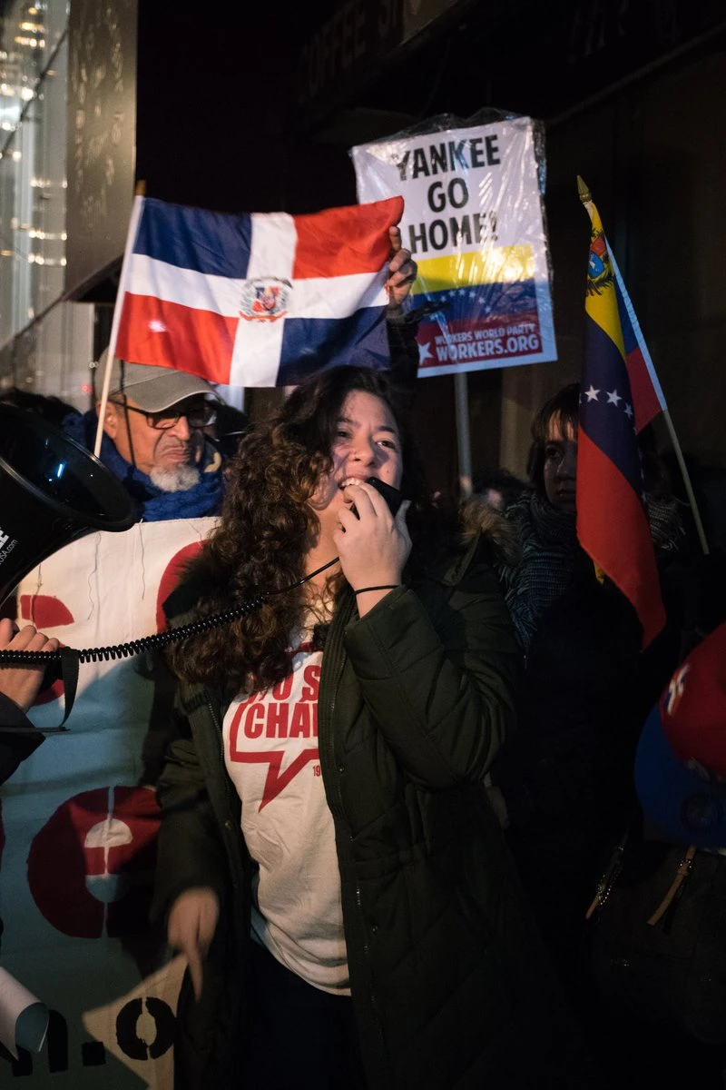 Maduro’yu destekleyenler ABD'de sokağa indi