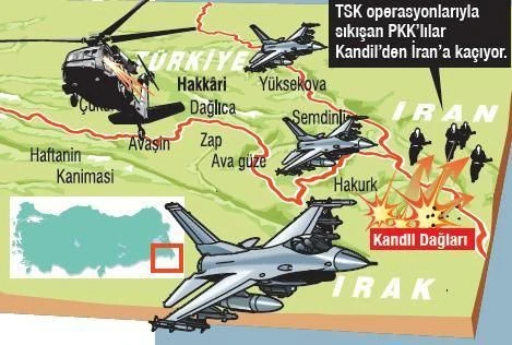 Sıra Kandil'de, PKK'lılar korkudan bakın ne yapıyor