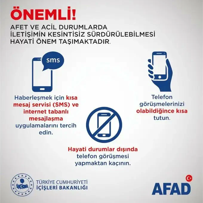 AFAD'dan deprem uyarısı