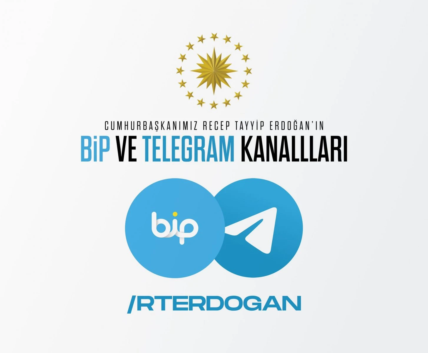 Cumhurbaşkanı Erdoğan'ın BiP ve Telegram'a katılımı