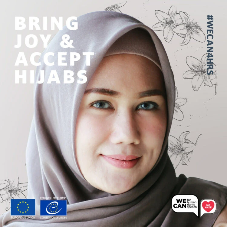 Fransa tepki gösterdi, Avrupa Konseyi geri adım attı: Başörtülü afişleri sildiler