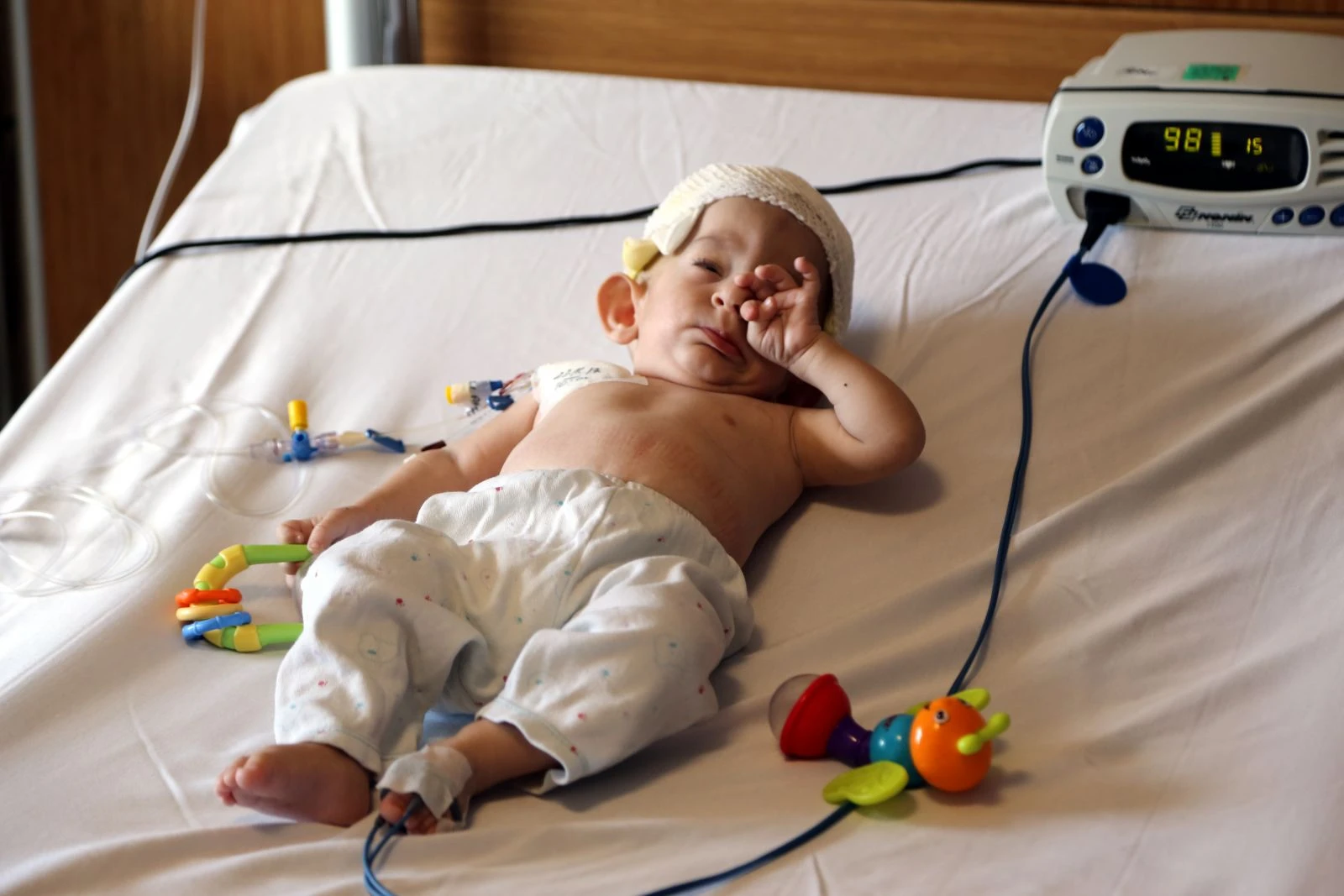 Suriyeli bebek, Türkiye'de sağlığına kavuştu