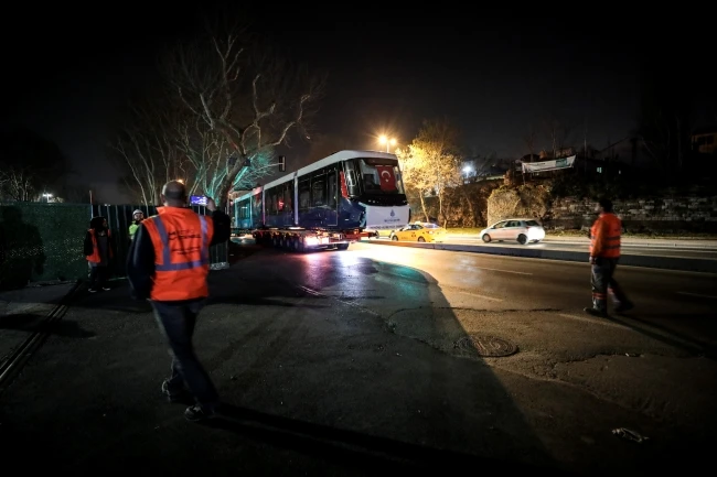 Eminönü-Alibeyköy tramvay hattında test sürüşü başlıyor