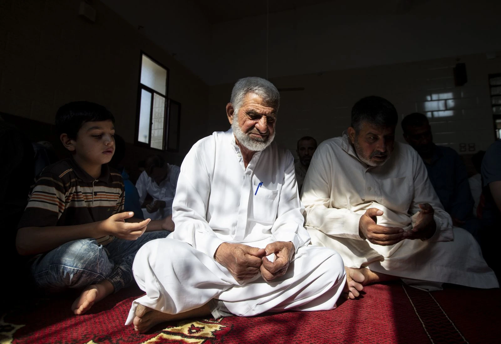 Tel Abyad'da terör tehdidinden uzak ilk cuma namazı