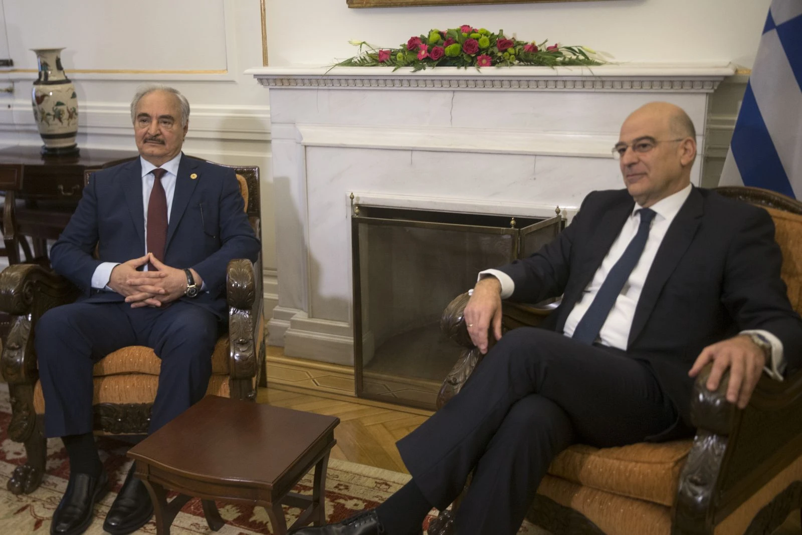 Hafter, Yunanistan Başbakanı Miçotakis ile görüştü