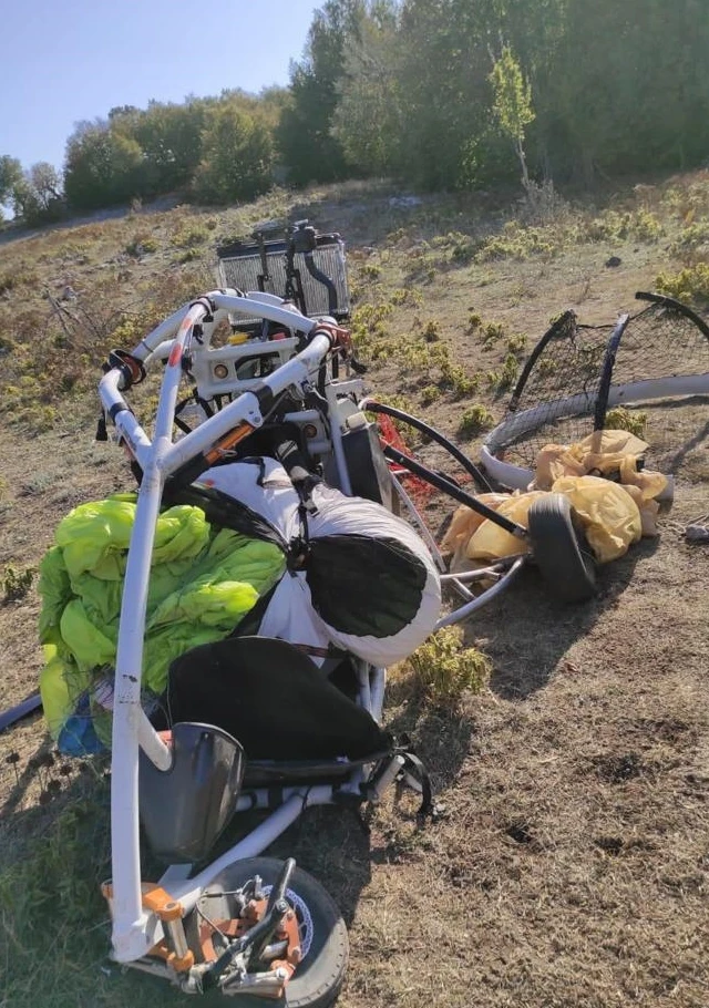 İşte teröristlerin Amanoslar'a geldiği paramotor
