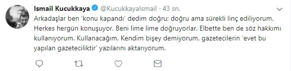 İsmail Küçükkaya'dan Muharrem İnce isyanı