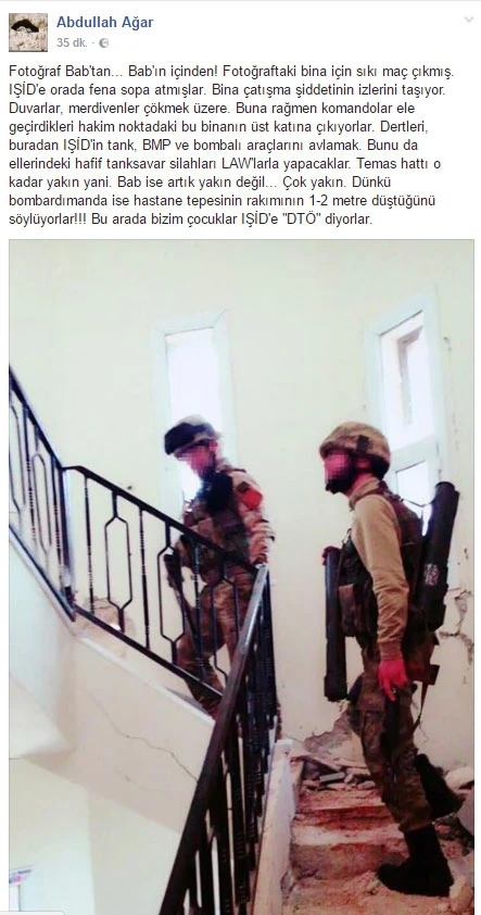 El-Bab'tan son dakika fotoğrafı!