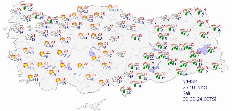 Meteoroloji 5 günlük hava durumu tahminini güncelledi! Hafta sonu...