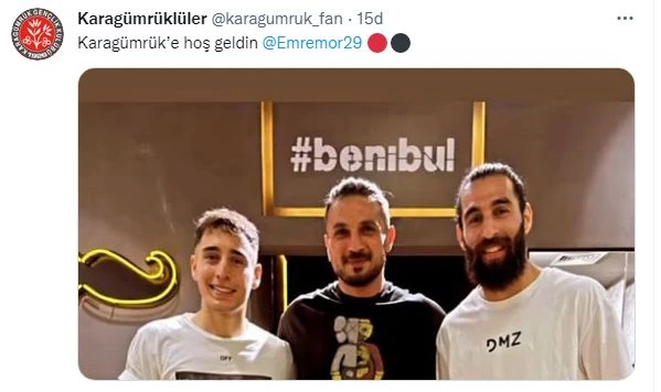 Fatih Karagümrük, Emre Mor'u açıkladı