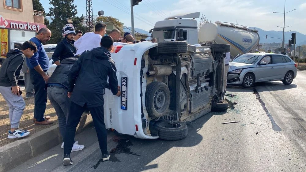 Kazada yaralanan anne ve bebeğinin buluşma anı duygulandırdı