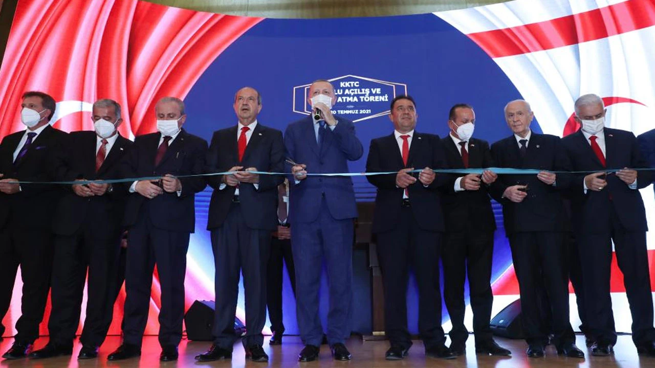 Cumhurbaşkanı Erdoğan: Kuzey Kıbrıs artık ayağa kalkıyor