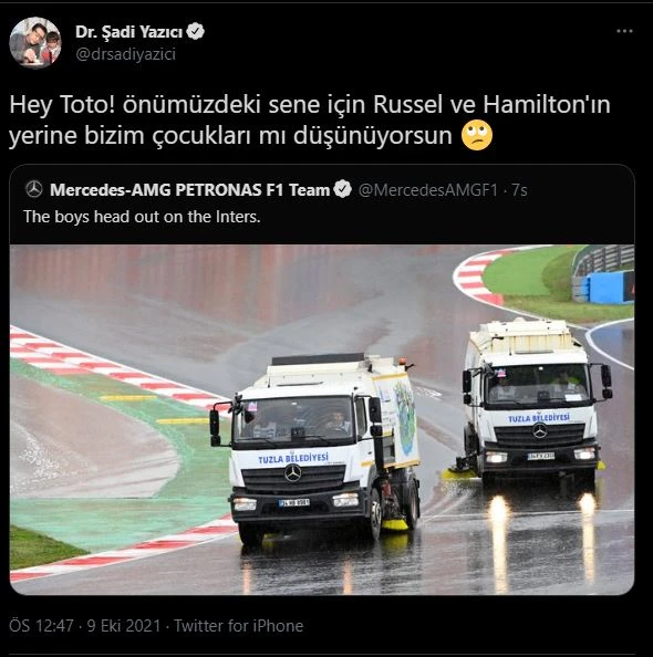 Mercedes’in yeni pilotları Tuzla Belediyesi’nden