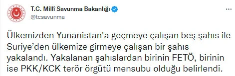 Mehmetçik sınırda kuş uçurtmuyor: 6 şüpheli yakalandı