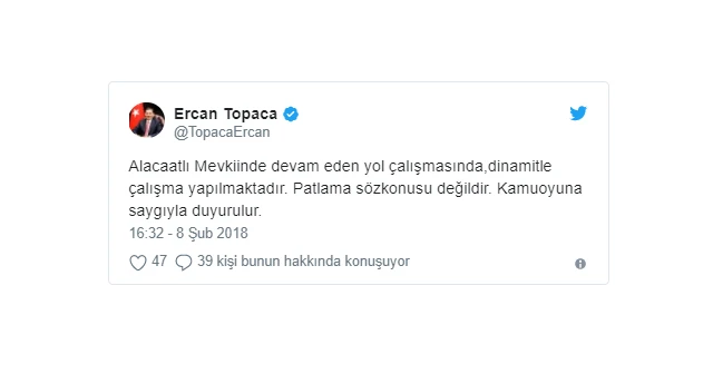 Ankara'da korkutan patlama sesi!