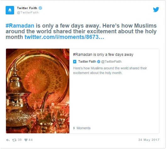 Twitter’dan Türkçe Hashtag’le Ramazan’a özel emoji