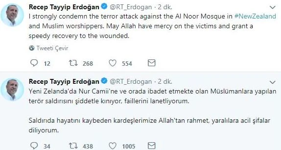 Yeni Zelanda terör saldırısı