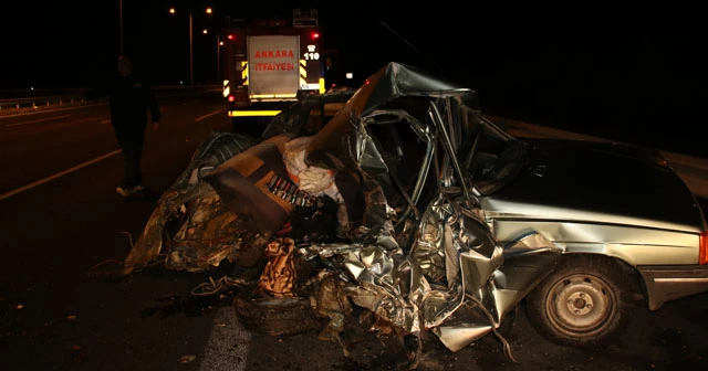 Başkent'te anne ve oğlu feci kazada hayatını kaybetti