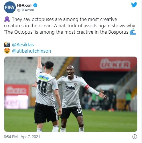 FIFA'dan Atiba'ya 'ahtapot' benzetmesi