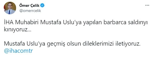İHA muhabirine çirkin saldırıya siyasilerden tepki yağdı
