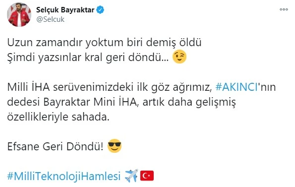 Mini İHA gelişmiş özellikleriyle sahada