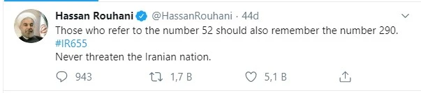 İran Cumhurbaşkanı Ruhani’den Trump'a tepki: "İran’ı tehdit etmeyin"